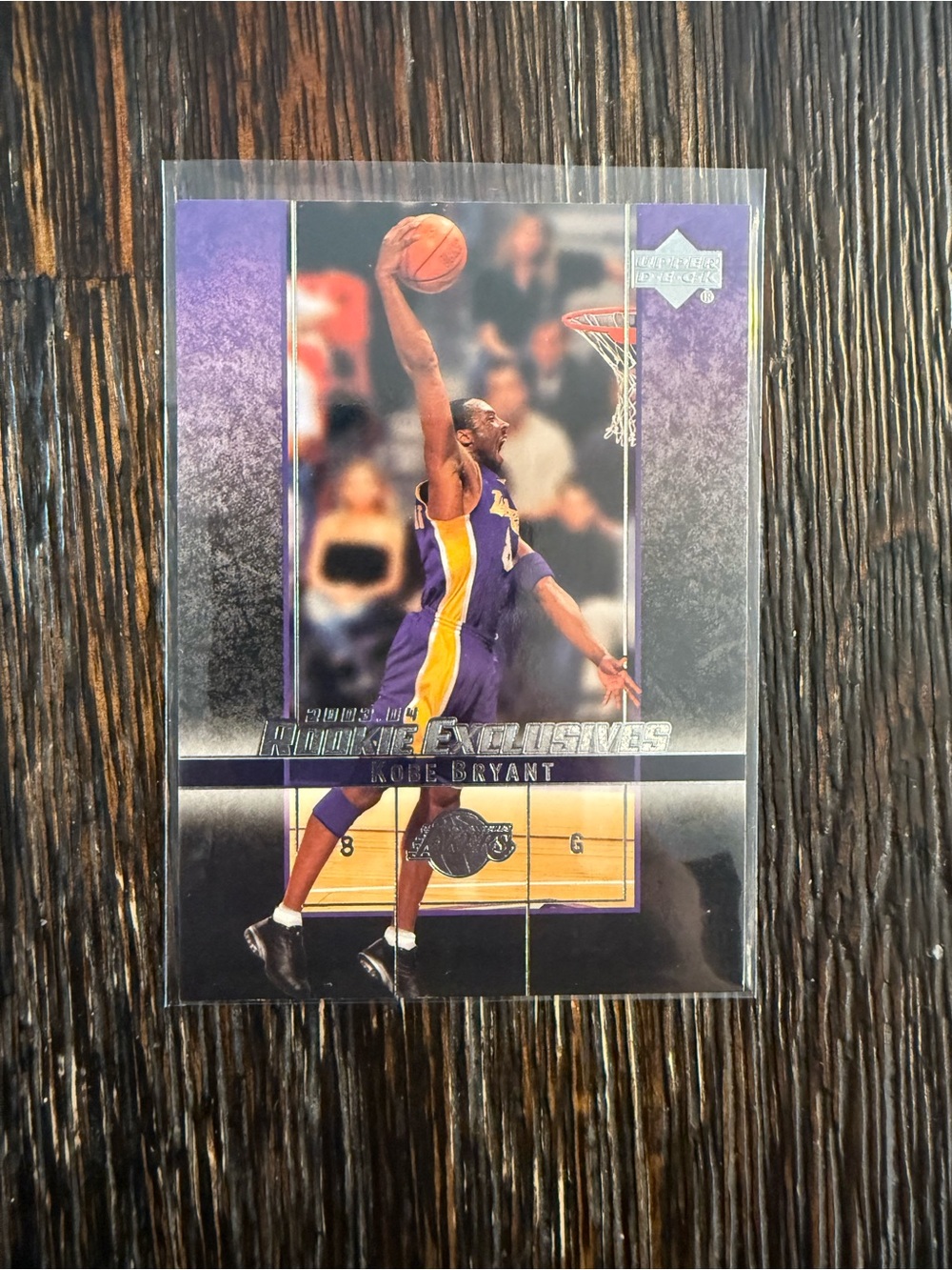 Kobe Bryant Rookie Exclusives card